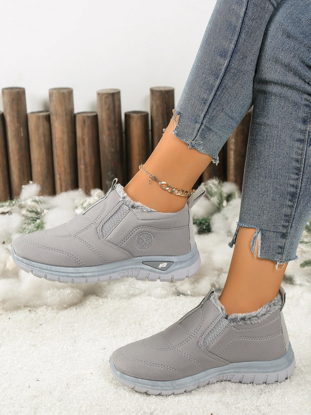 Gevoerde instapboots met fleece - afbeelding 17