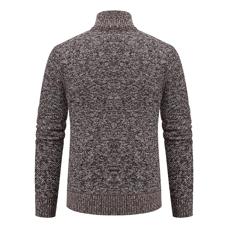 Gebreid herenvest met fleece - afbeelding 8