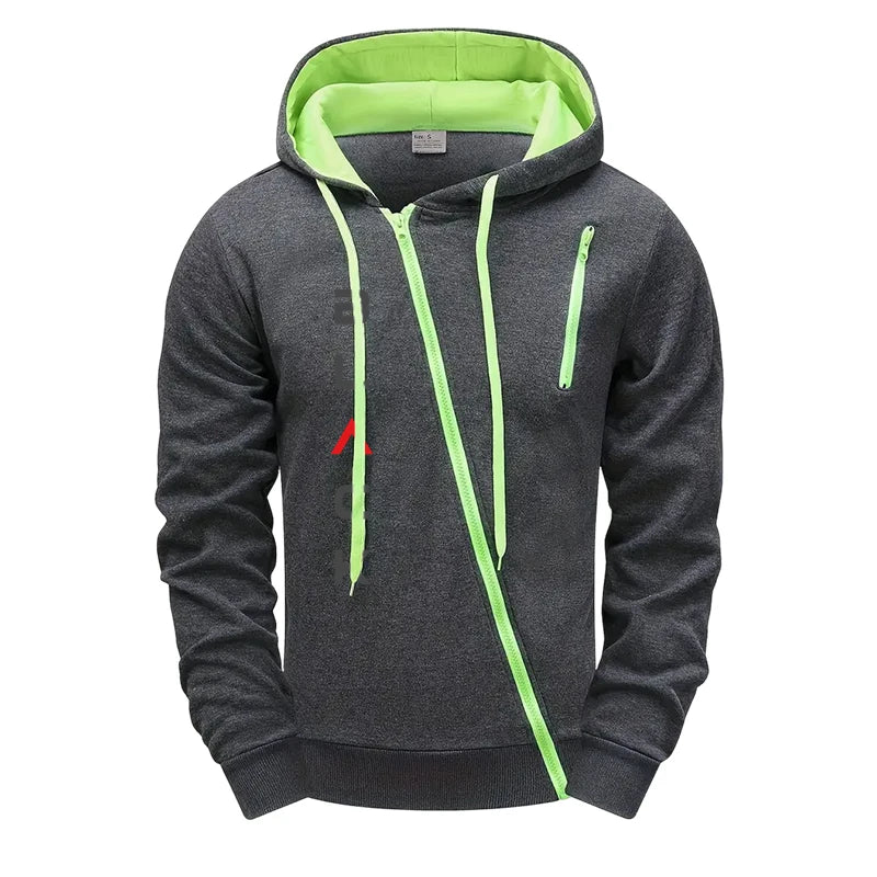Heren joggingpak met schuine rits - afbeelding 12