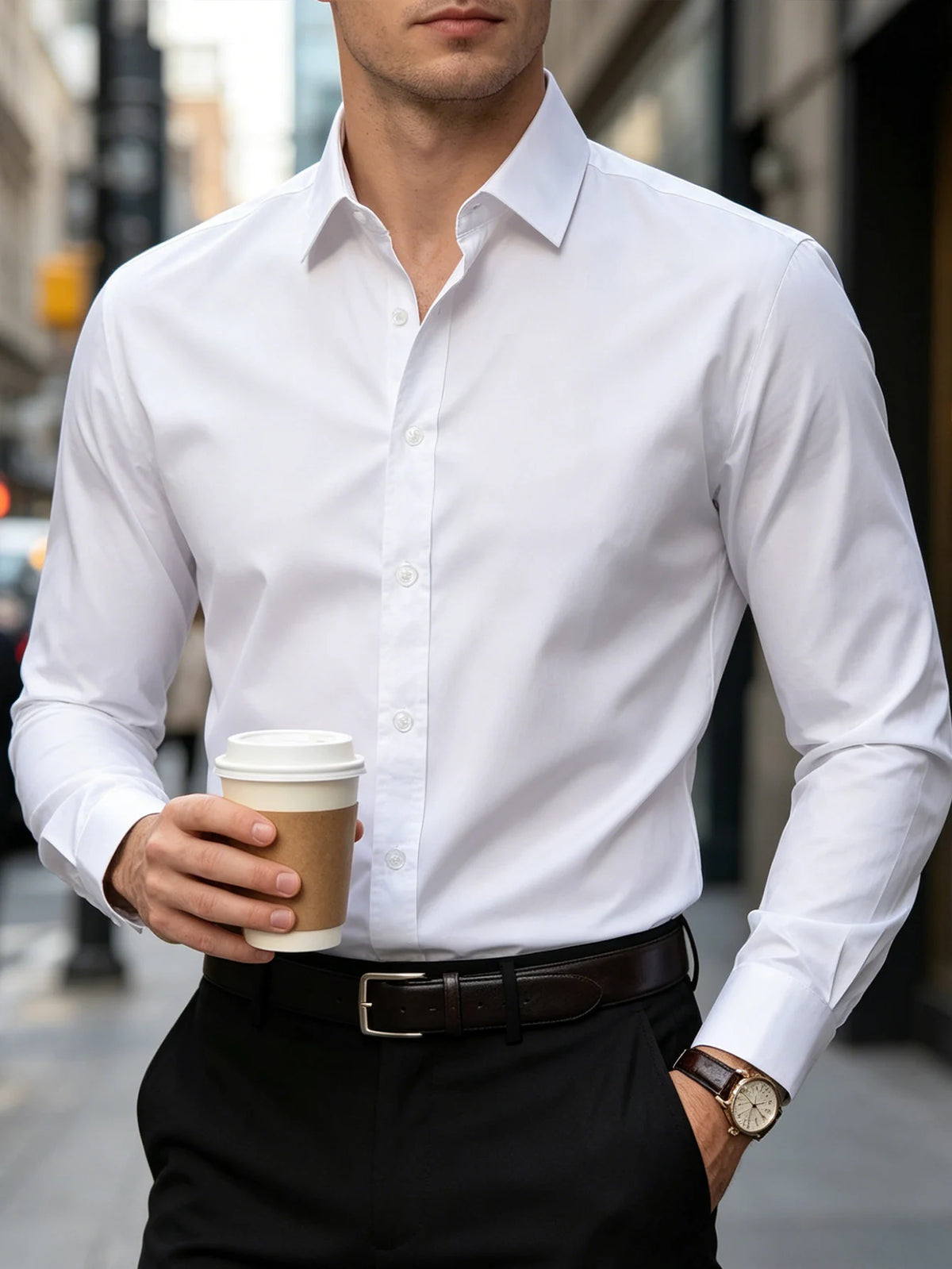 Slim fit herenoverhemd - afbeelding 18