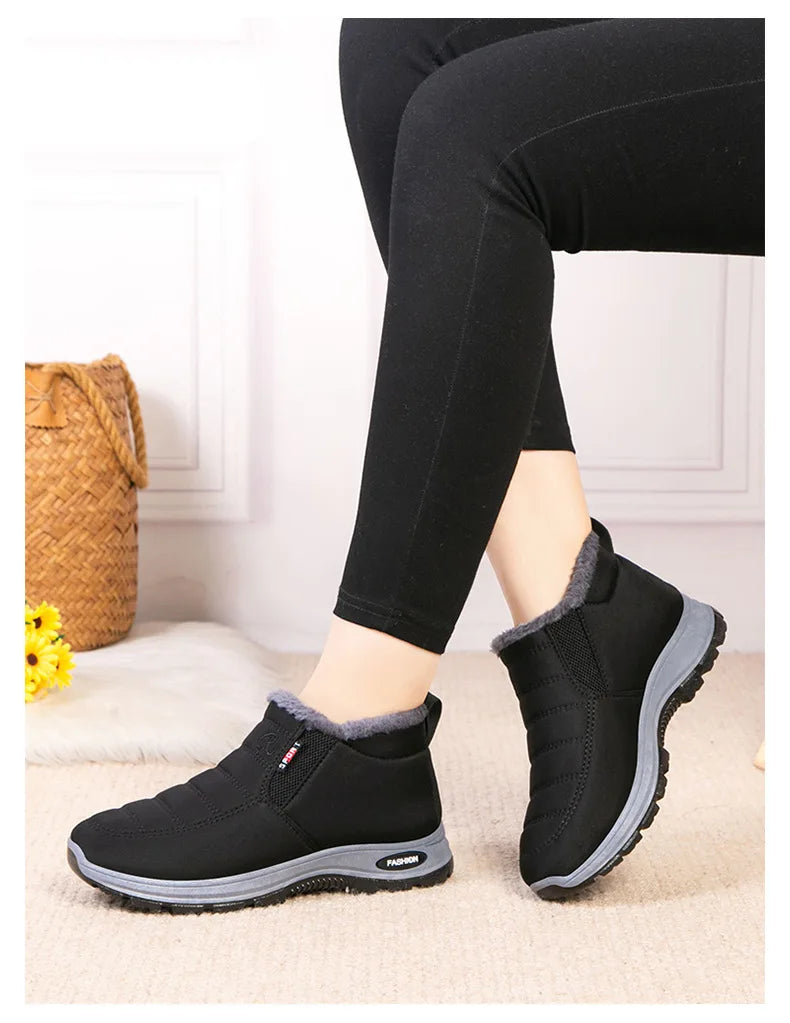 Warme halfhoge winterboots - afbeelding 9
