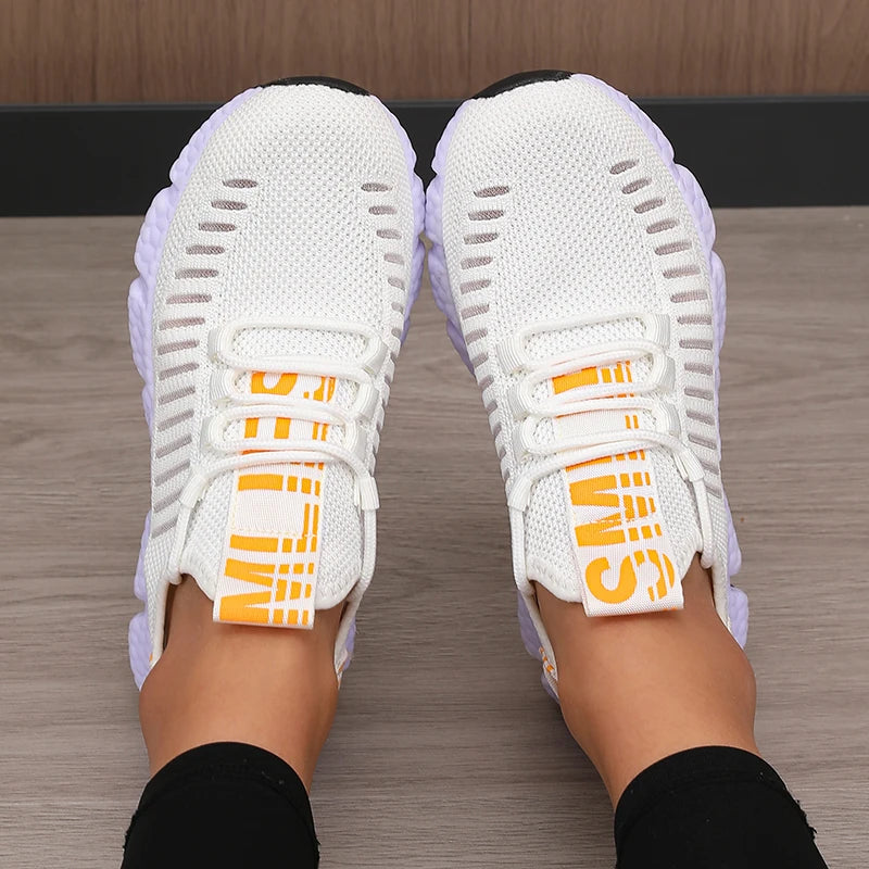 Ademende gebreide sneakers - afbeelding 8