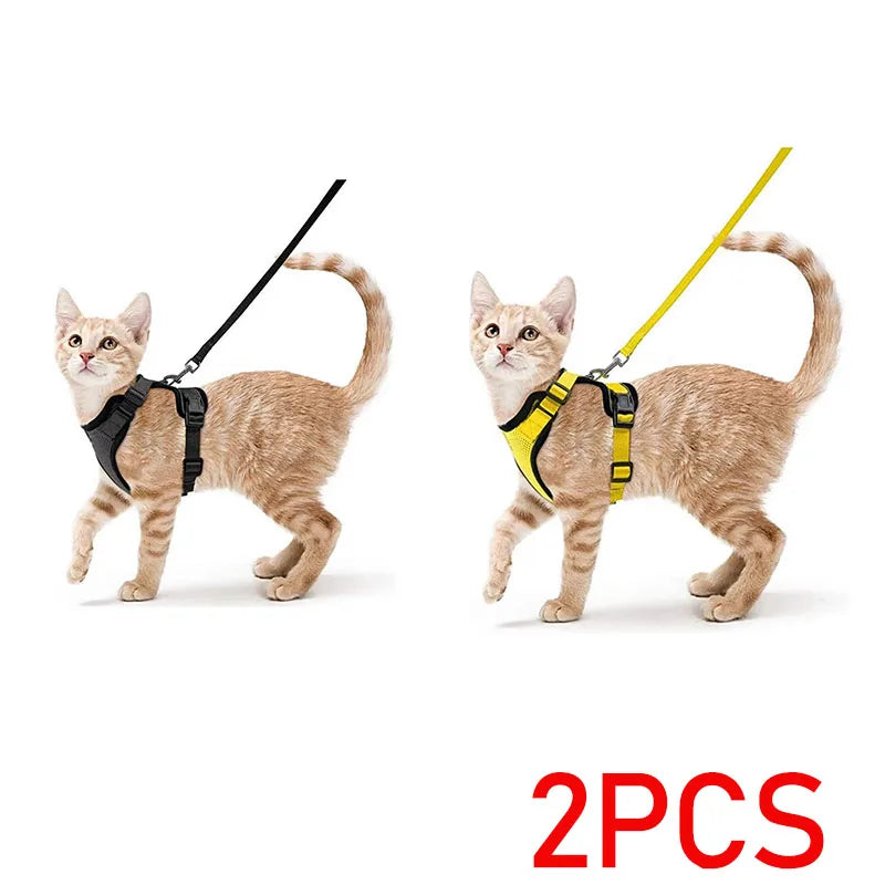 Escape proof kattenharnas met riem