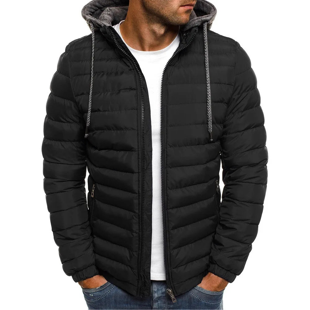 Gevoerde parka met rits