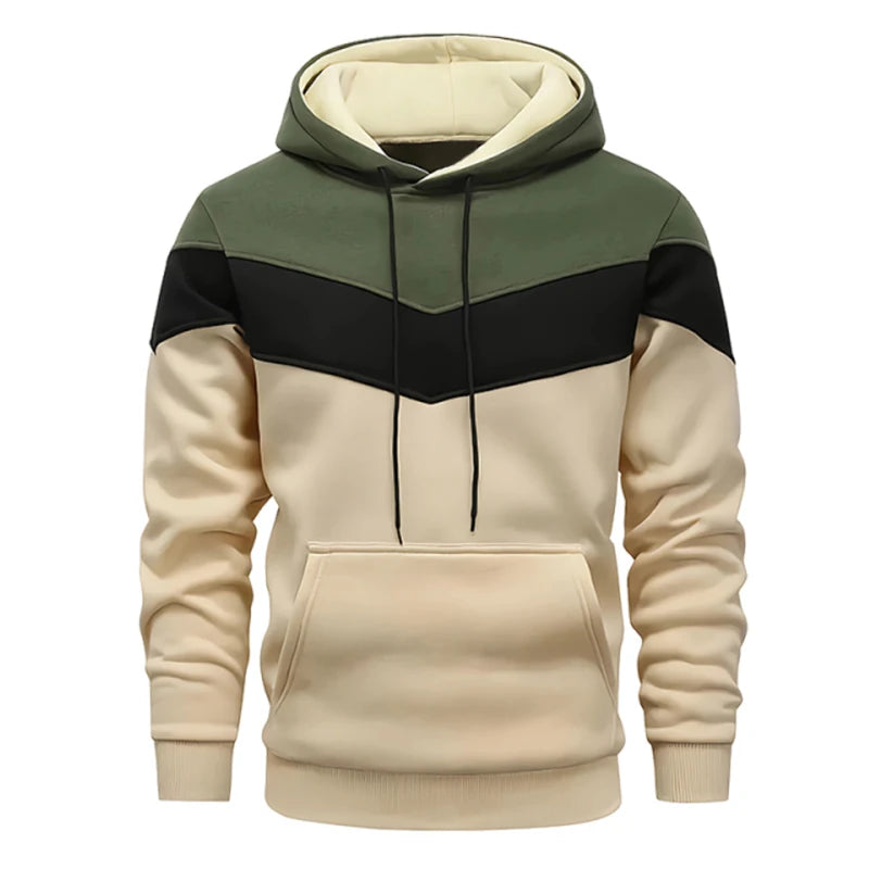 Driekleurig joggingpak met hoodie - afbeelding 23