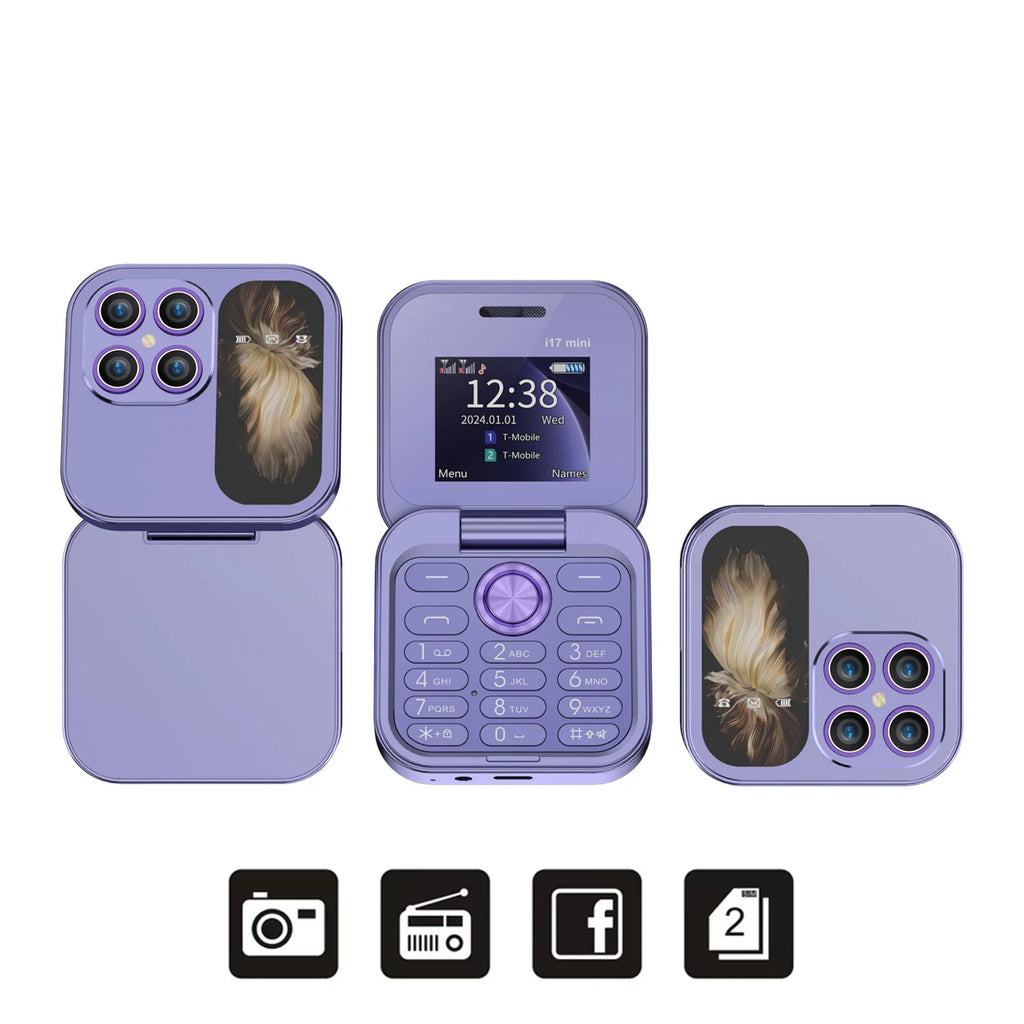 i17Mini 2G kleine flip telefoon
