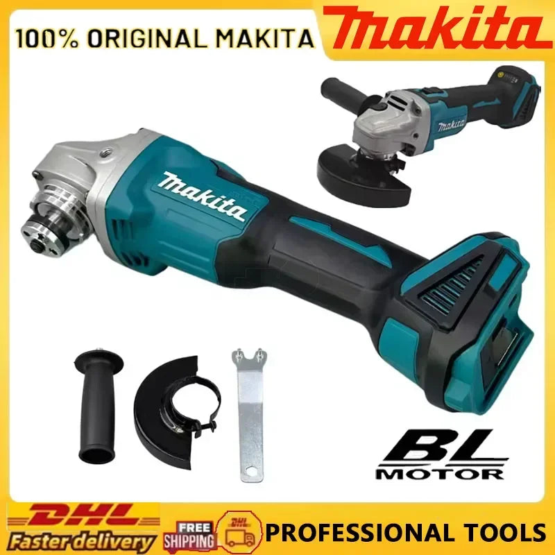 Makita 18V haakse slijper (DGA404), 125mm