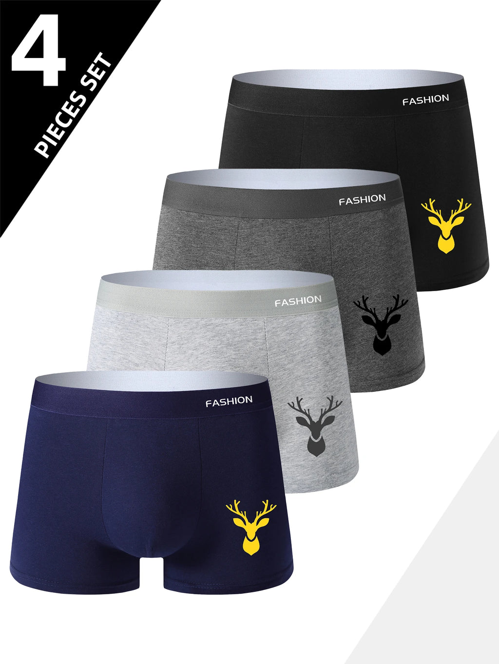 Boxershorts set van 4