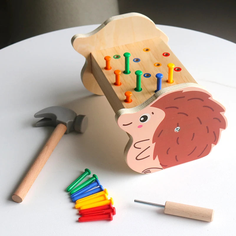 Montessori houten kleurensorteerpuzzel