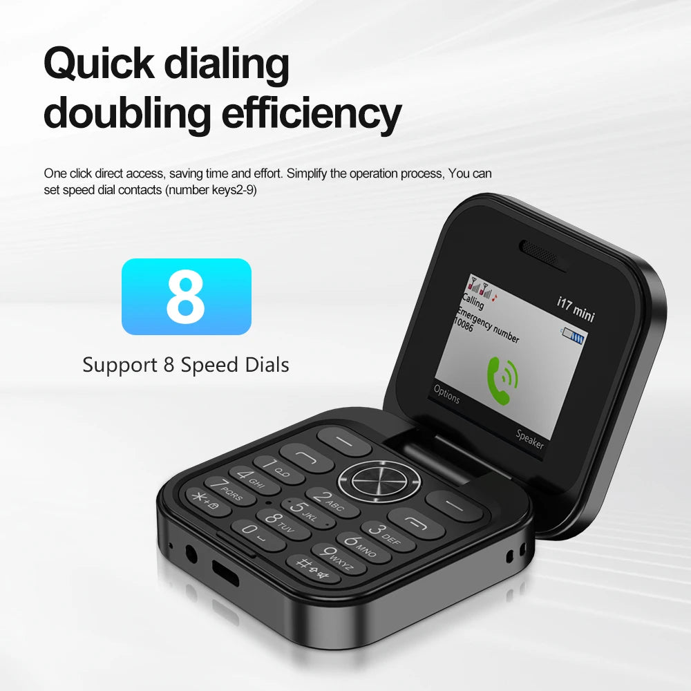 i17Mini 2G kleine flip telefoon