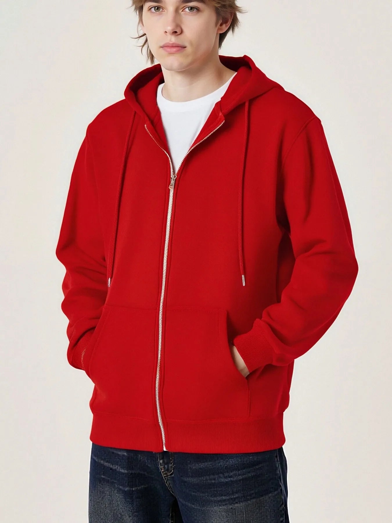 Gevoerd vest met rits