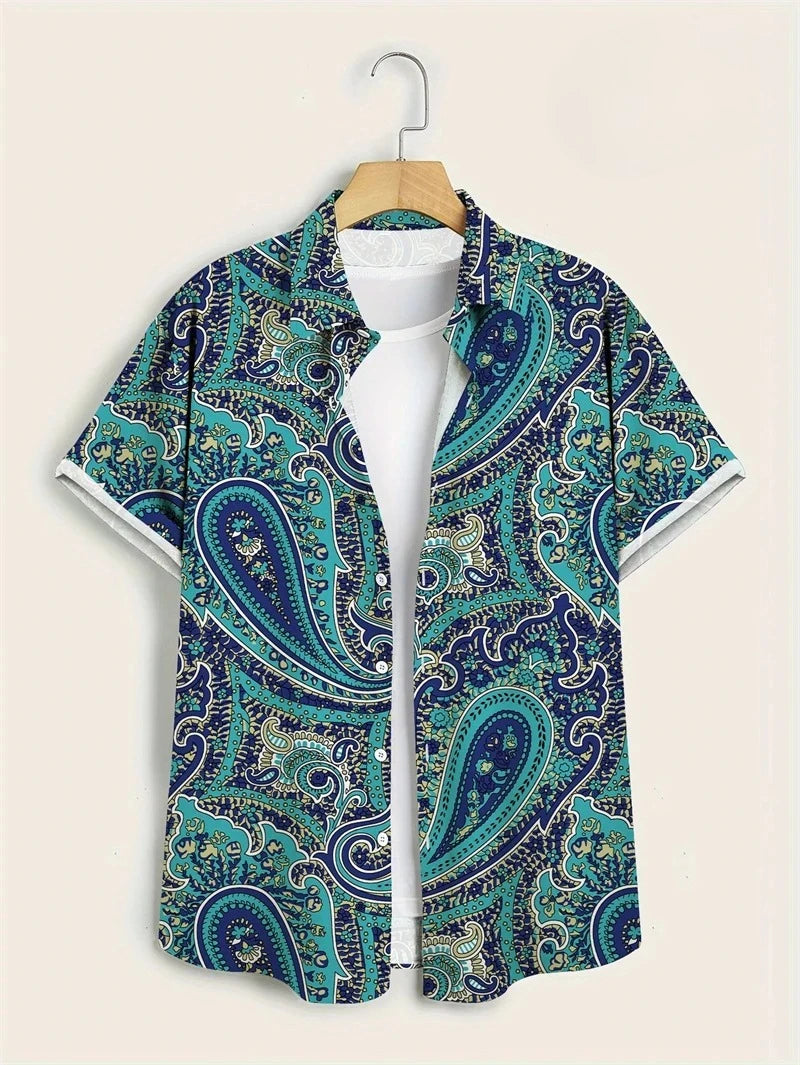 Hawaïhemd met paisleyprint - afbeelding 7