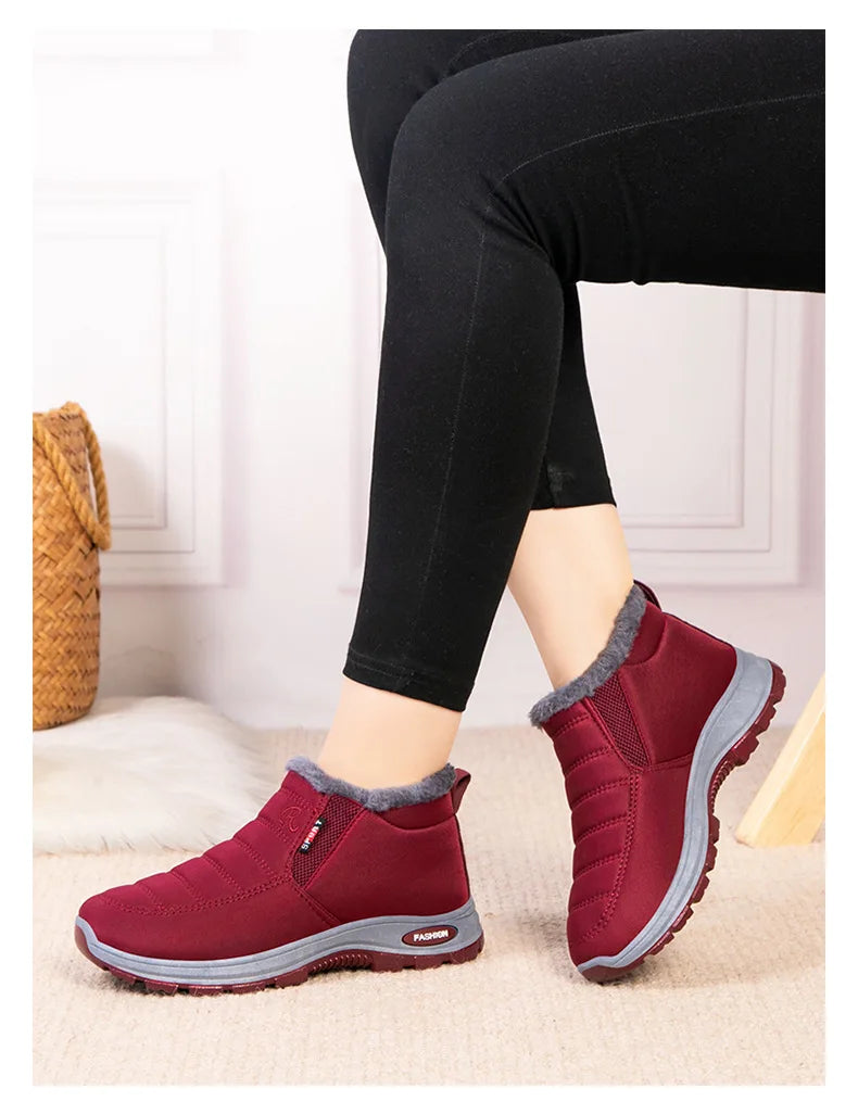 Warme halfhoge winterboots - afbeelding 5