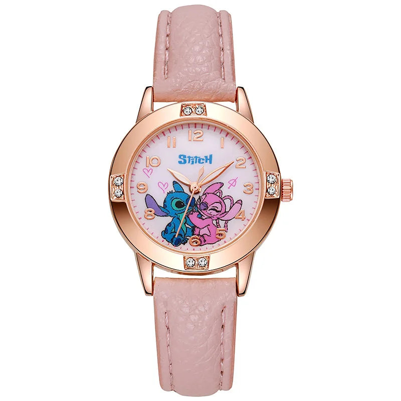 Schattige Stitch kinderhorloge