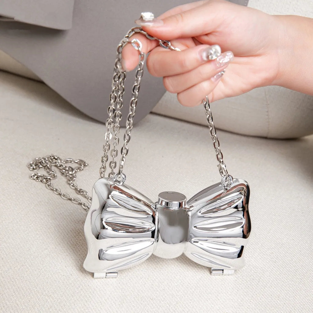 Metallic clutch in strikvorm - afbeelding 16
