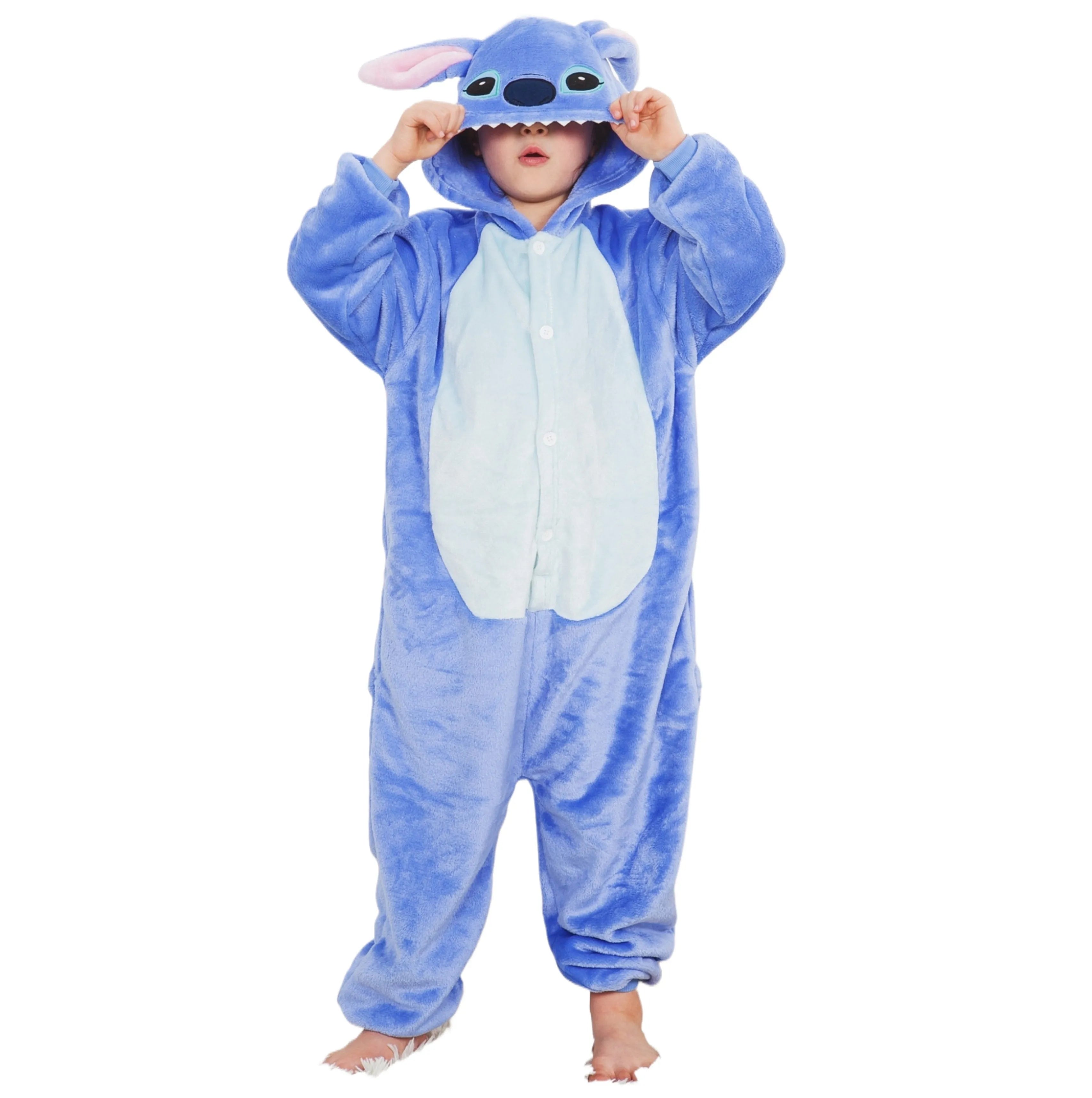 Stitch cartoon Kigurumi onesie voor kinderen