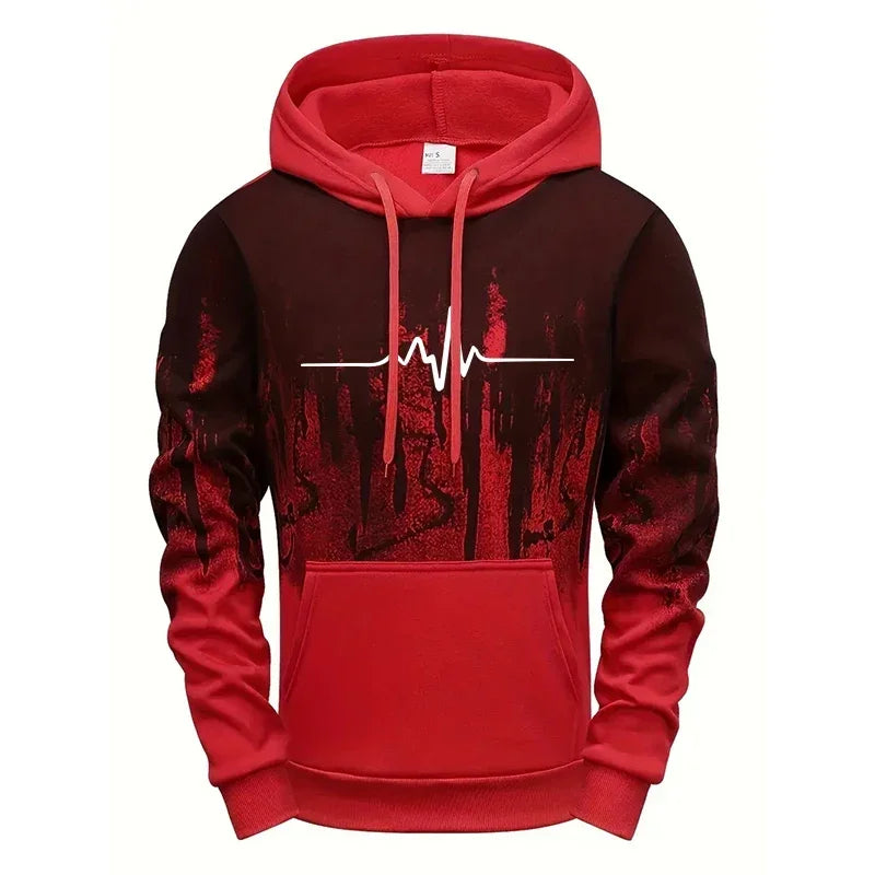 Joggingpak met hartslagprint - afbeelding 13