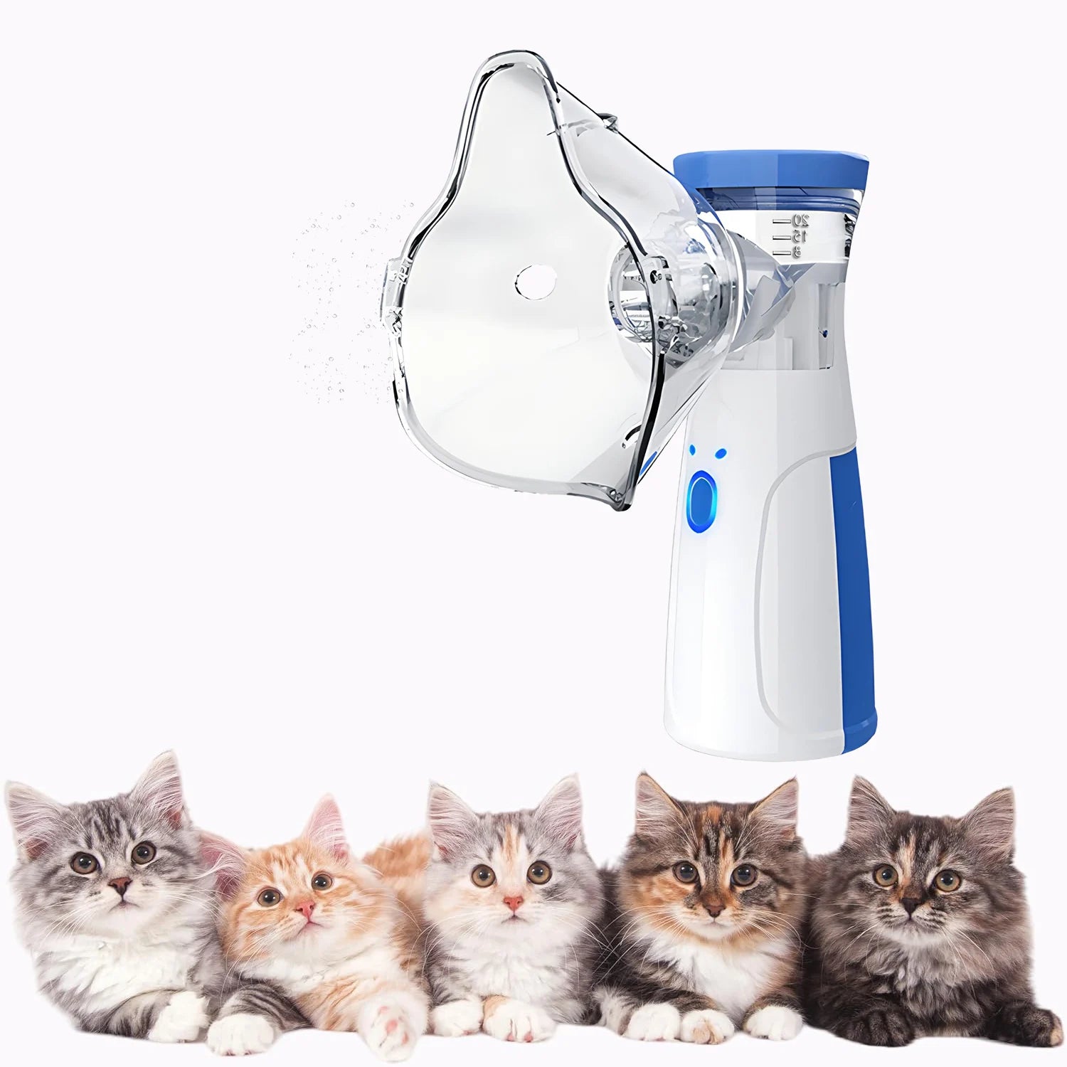 Inhalator voor huisdieren met ademhalingsproblemen