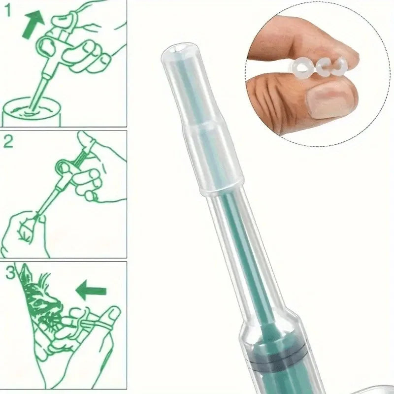 Pillendispenser met voedingsspuit voor huisdieren