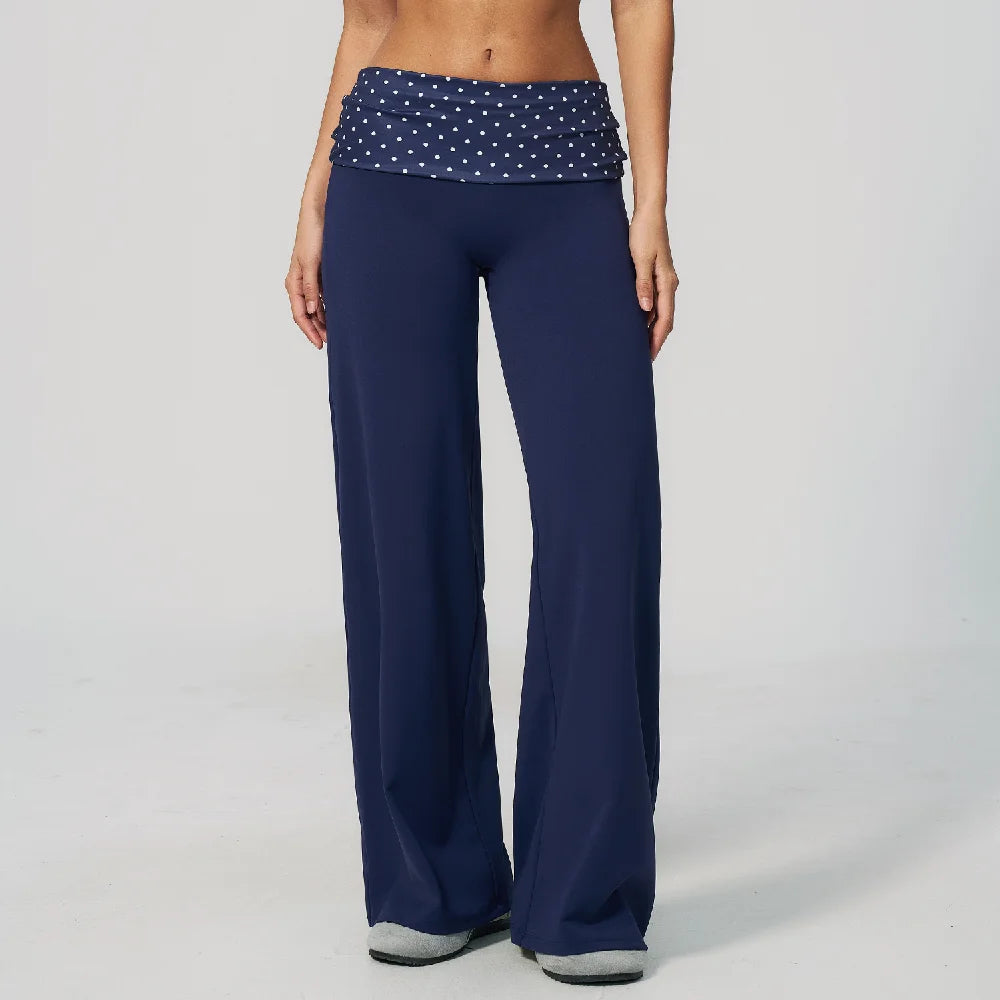 Wide leg yoga pants voor dames
