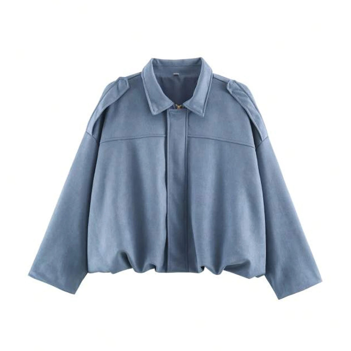 Suède-look jack met vleermuismouwen - afbeelding 25