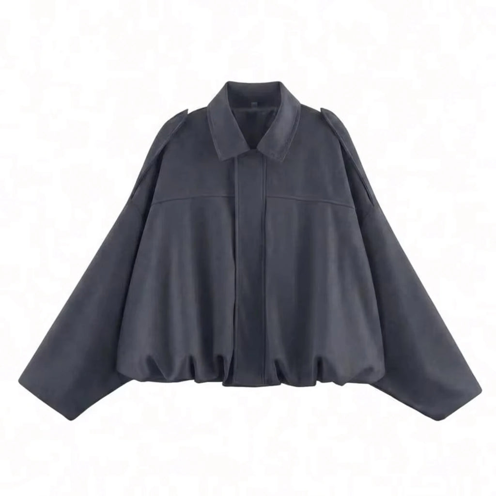 Suède-look jack met vleermuismouwen - afbeelding 31