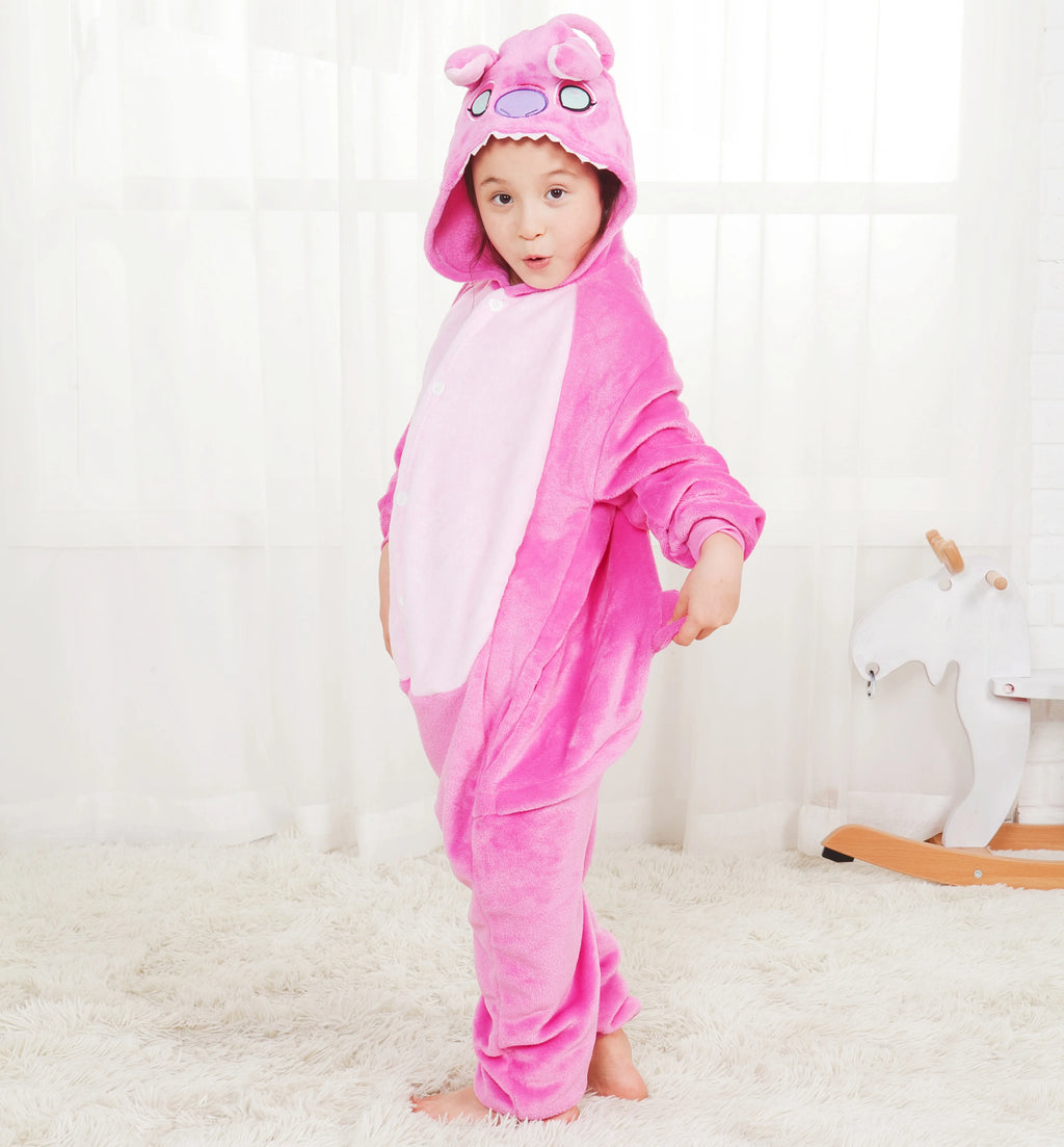 Stitch cartoon Kigurumi onesie voor kinderen