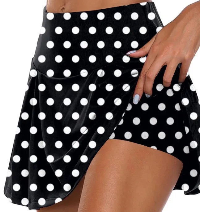 Modieuze damesrok met hoge taille en stijlvolle two-piece look