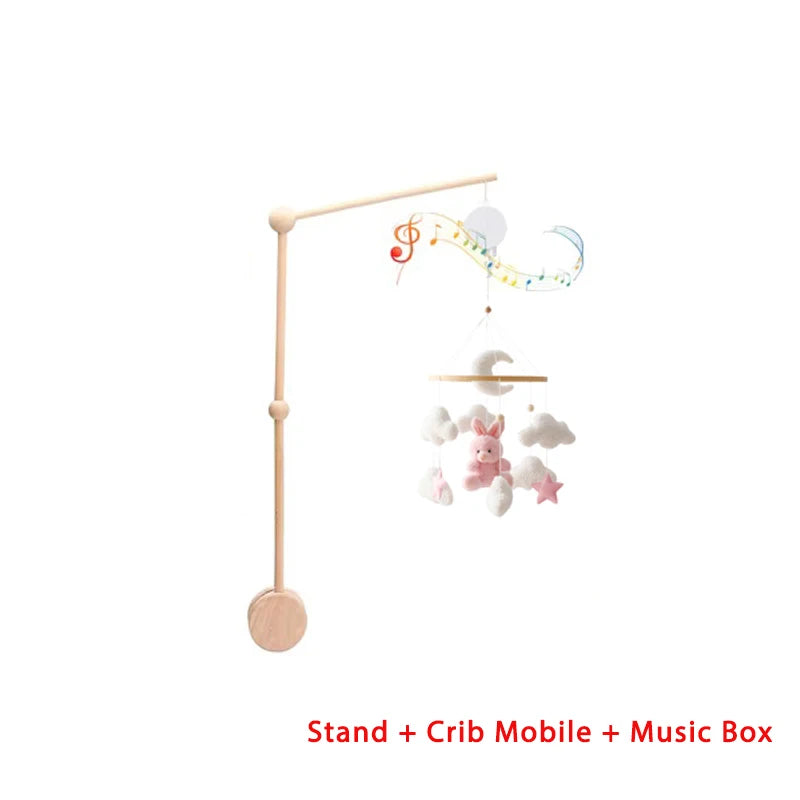 Houten mobile voor boven het bedje
