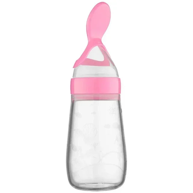BPA-vrije voedingsfles met lepel