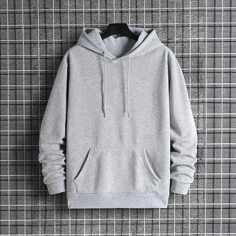 Effen joggingpak met hoodie - afbeelding 17