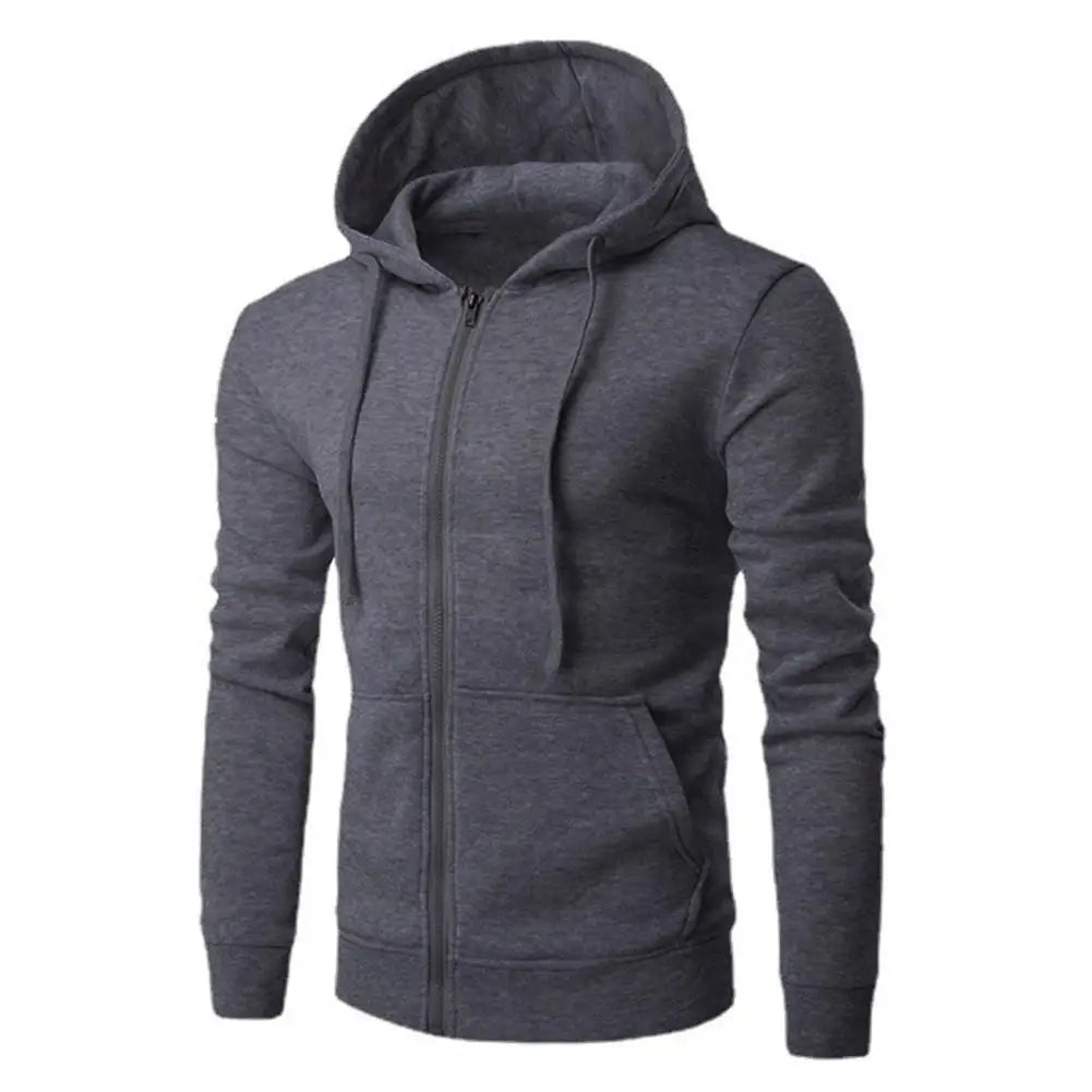 Herenhoodie met schuine rits - afbeelding 4