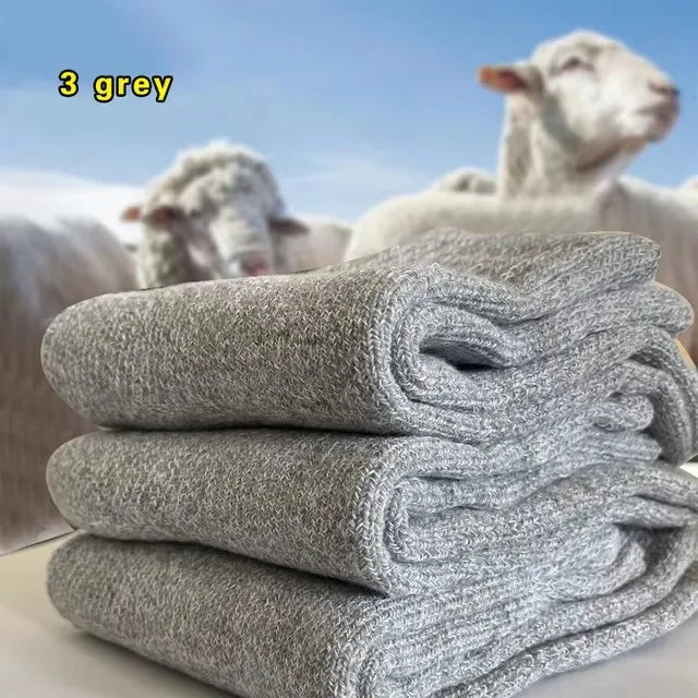 Dikke wollen herensokken - afbeelding 8