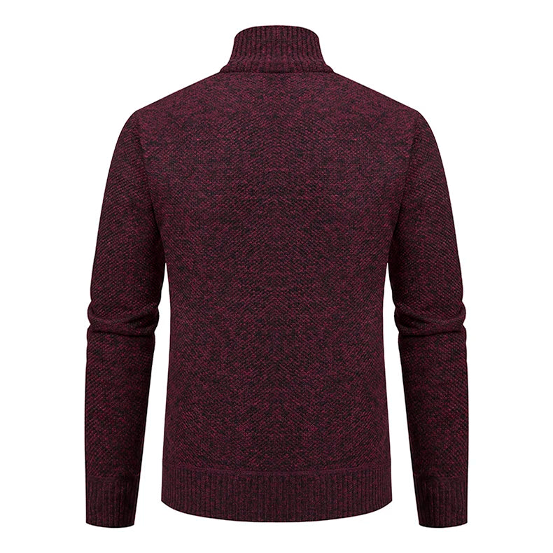 Gebreid herenvest met fleece - afbeelding 12