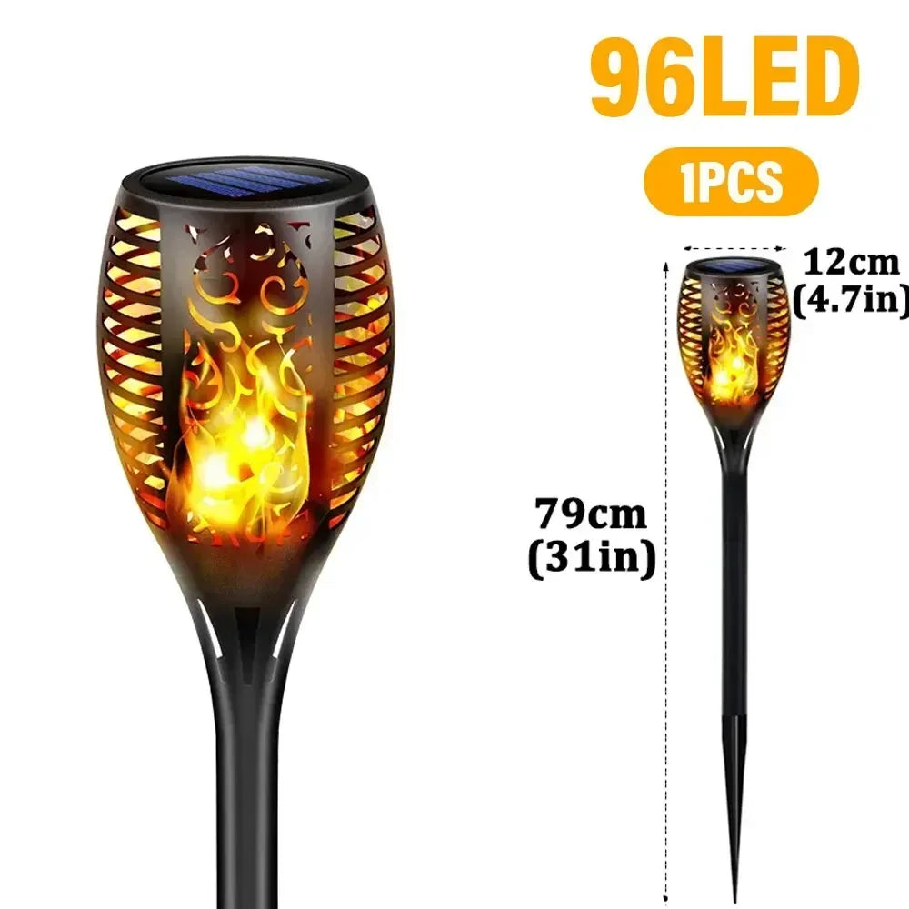 Solar fakkellampen voor de tuin