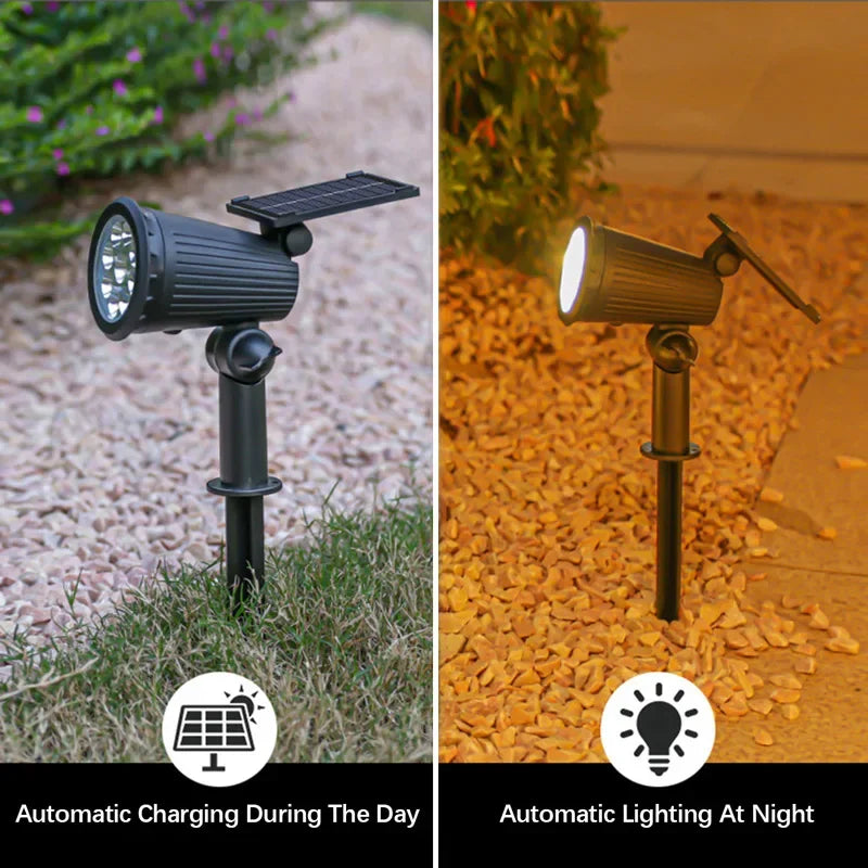 9 LED solar tuinspots