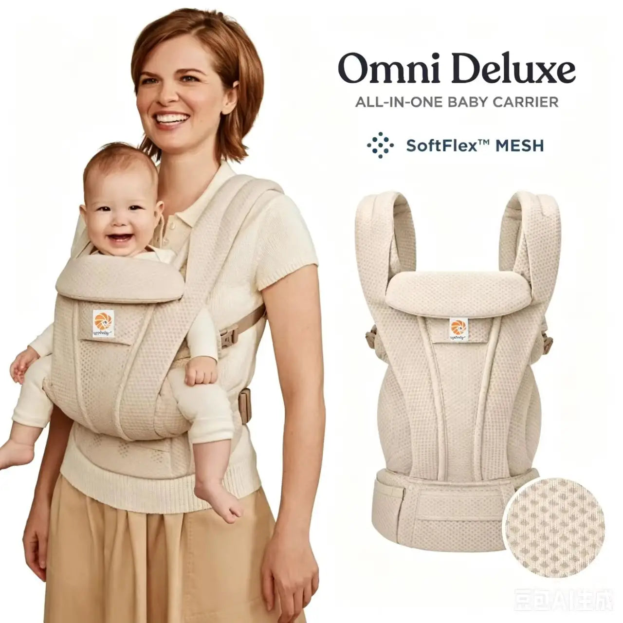 Ergonomische baby draagzak