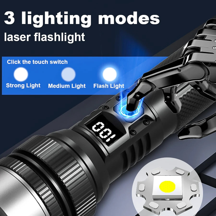 2000LM super heldere LED-zaklamp