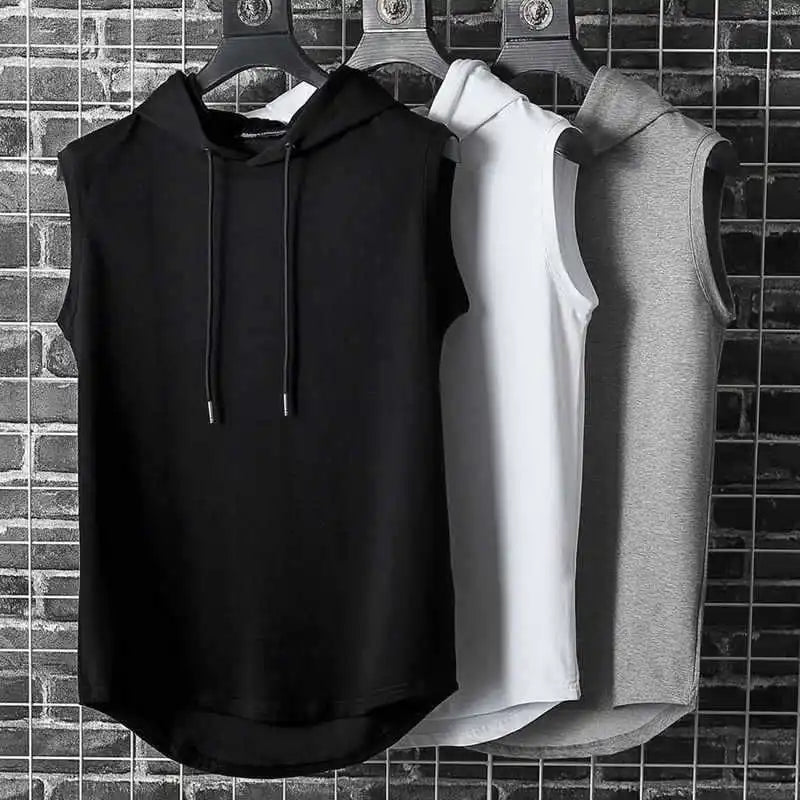 Mouwloze hoodie-tanktop - afbeelding 4